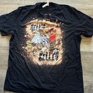 Graphic Halloween Girls Black Tee